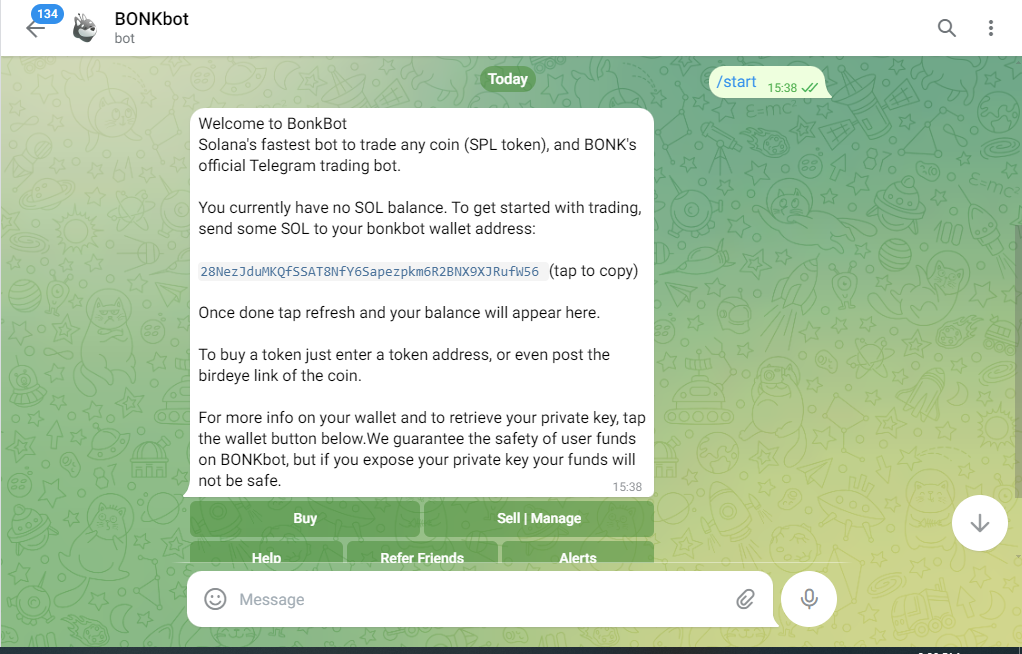 BONKbot Solana Trading Bot 